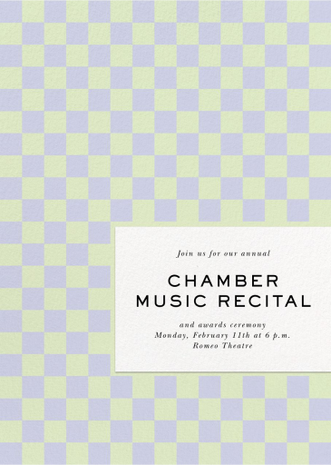 Checked by Paperless Post