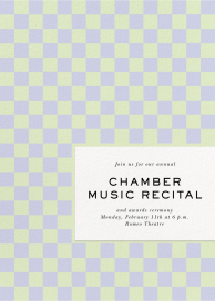 Checked - School Event Invitation by Paperless Post