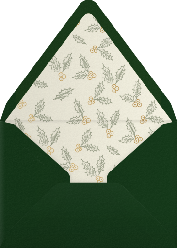 Whisk and Ribbon Holiday - Martha Stewart Envelope