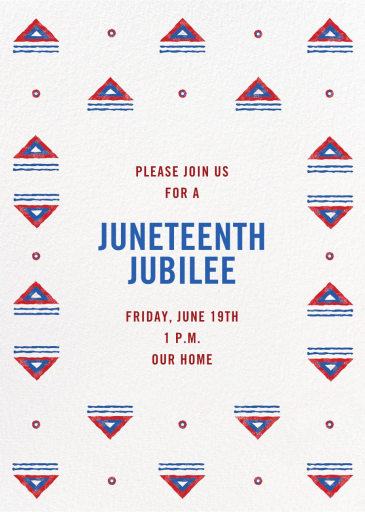 Mudcloth - Juneteenth Invitation by Paperless Post