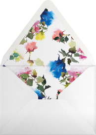 Watercolor Blooms -  Monique Lhuillier Envelope