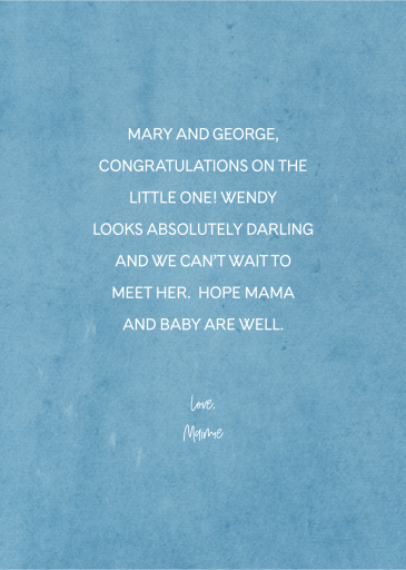 Luck of the Draw - Congratulations Card by 2021 Co. - Back