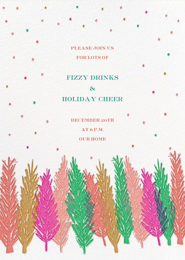 Gather Around the Tree - Invitation by Mr. Boddington's Studio