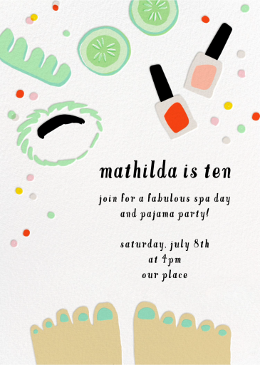 Best Feet Forward - Birthday Invitation by Hello!Lucky