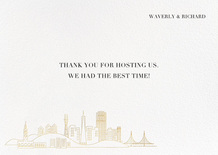 Skyline View (Stationery) - Stationery by Paperless Post