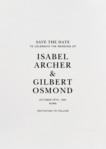 Konfetti Photo - Save the Date by Kelly Wearstler - Back