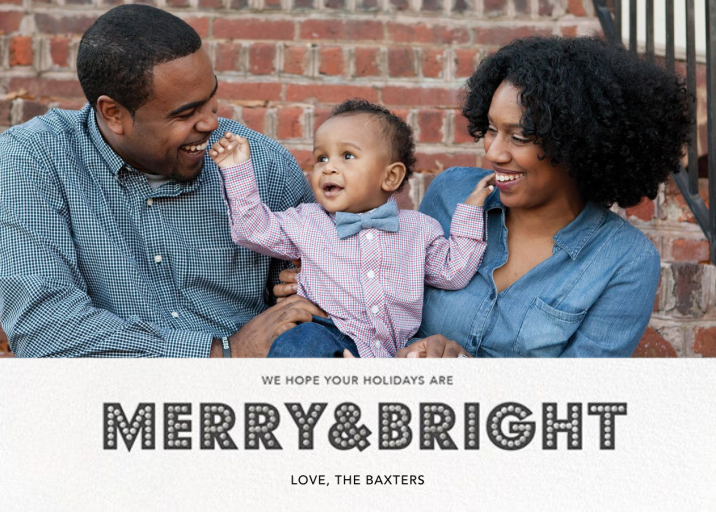 Merry Marquee - Holiday Card by Jonathan Adler