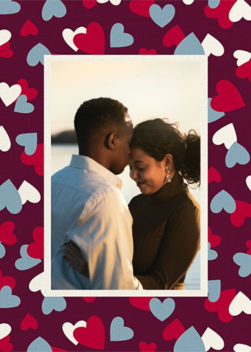 Falling Hearts Photo - Valentine's Day Card by kate spade new york