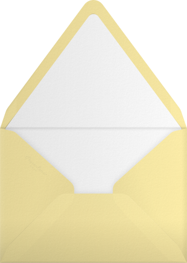 Photo Scalloped Frame Invitation Envelope