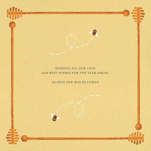 How Sweet It Is - Rosh Hashanah Card by Paperless Post - Back