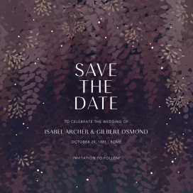 Violette (Save the Date) by Paperless Post