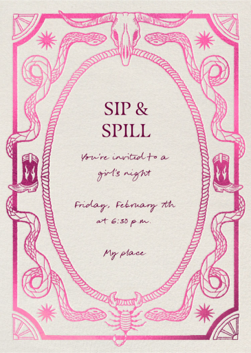Saddle Up - Girls' Night Invitation by Paperless Post