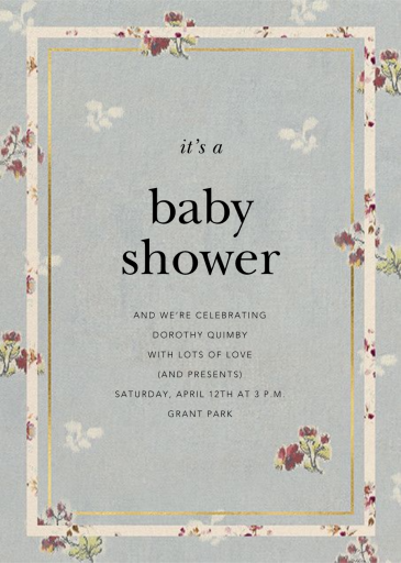 Gilda - Baby Shower Invitation by Brock Collection