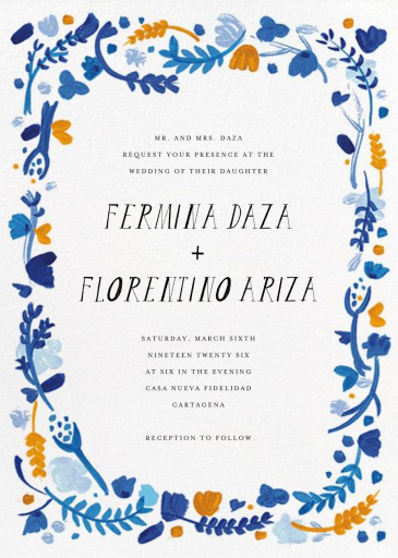 Miss Lila - Wedding Invitation by Mr. Boddington's Studio