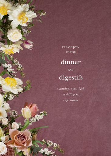 Messidor - Dinner Party Invitation by Putnam & Putnam