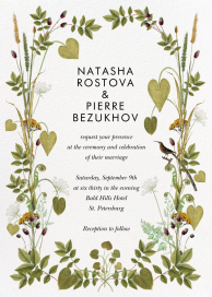 Love Leaves - Wedding Invitation by Stephanie Fishwick