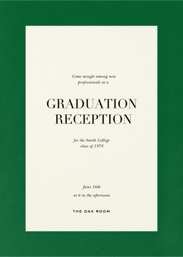 A La Mode - Graduation Party Invitation by Paperless Post