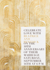 Plume - Kelly Wearstler - 50th Anniversary Invitation by Kelly Wearstler