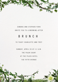 Chincoteague Vine - Wedding Brunch Invitation by Paperless Post