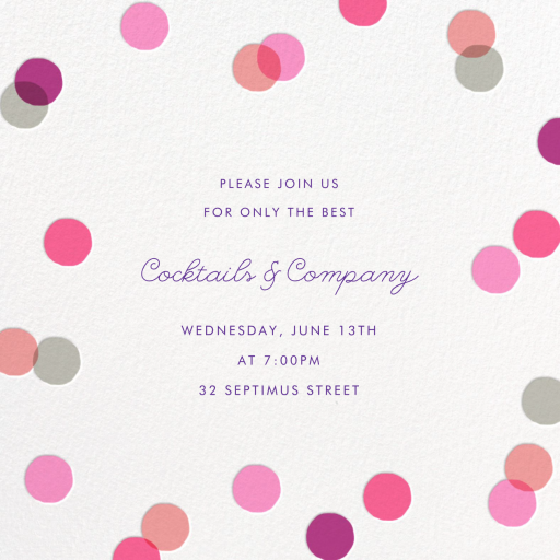 Carnaby - Dinner Party Invitation by Paperless Post