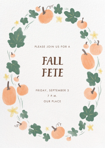 Our Little Kin - Fall Party Invitation by Paperless Post