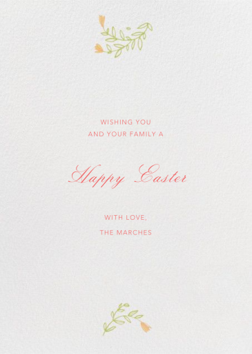 Egg Vine Photo - Easter Card by Paperless Post - Back