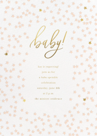 Mixed Stars - Baby Shower Invitation by Sugar Paper