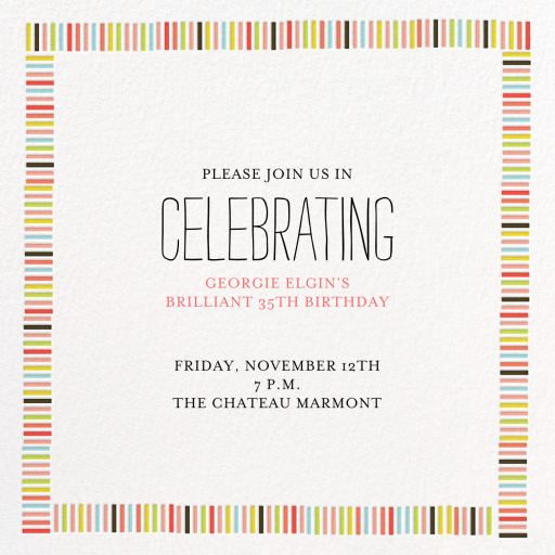 Mini Berlin - Cocktail Party Invitation by Mr. Boddington's Studio