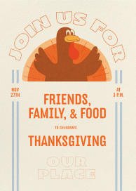 Turkey Gobble - Thanksgiving Invitation by Paperless Post