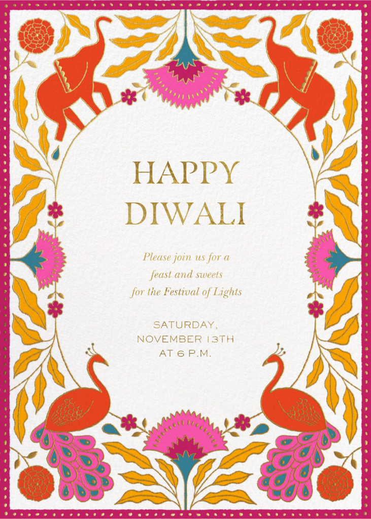 Haathi - Diwali Invitation - Paperless Post