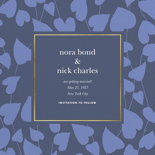 Climbing Hearts Photo - Invitation by kate spade new york - Back