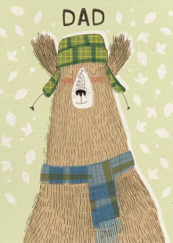 Dad Llama (Kate Hindley) by Red Cap Cards