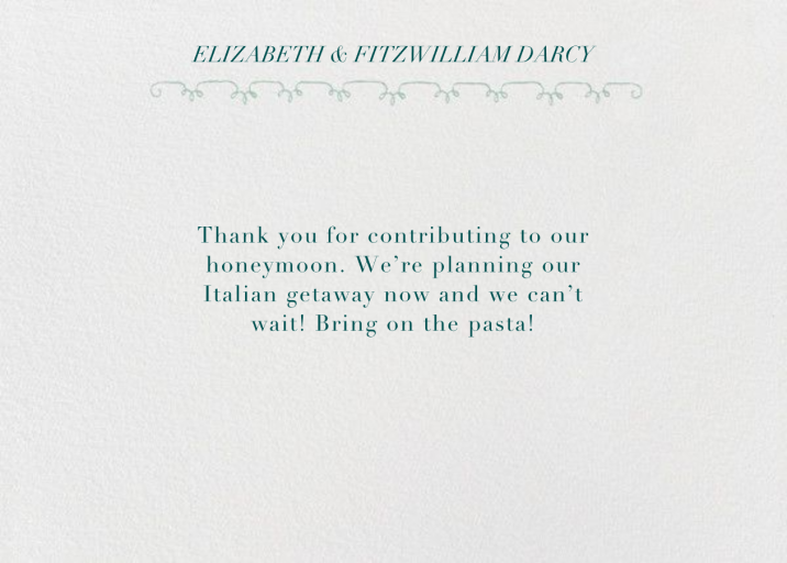 Picot II (Thank You) by Paperless Post