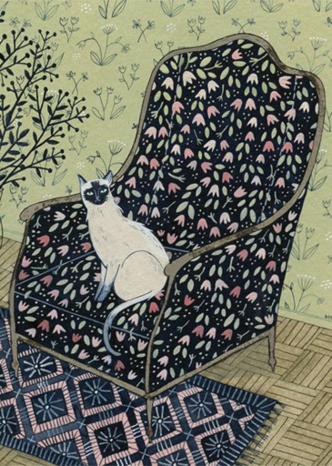 Siamese (Yelena Bryksenkova) by Red Cap Cards