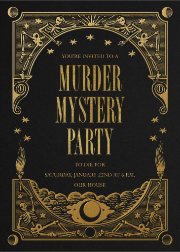 Memento Mori - Halloween Invitation by Paperless Post