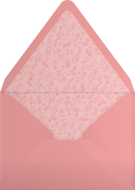 The Flower and the Bunny - Paperless Post Envelope