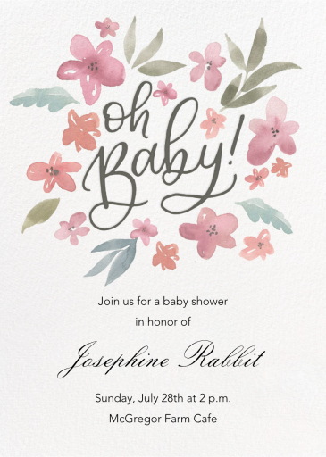 Baby Bouquet - Spring Party Invitation by Paper Source