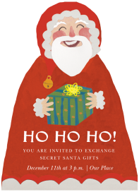 Jolly Gift Bearer - Invitation by Hadley Paper Goods