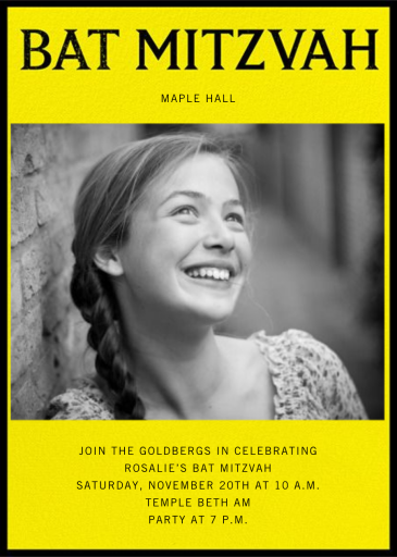 Mitzvah Play-by-Play - Bar & Bat Mitzvah Invitation by Paperless Post