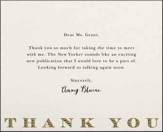 Striped Thank You - Greeting Card by Paperless Post