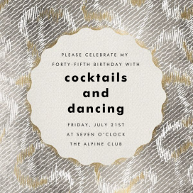 Coquette - Birthday Invitation by Kelly Wearstler