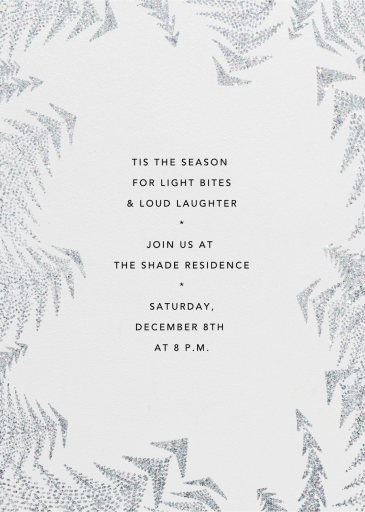 Crystal Pines - Holiday Party Invitation by Paperless Post