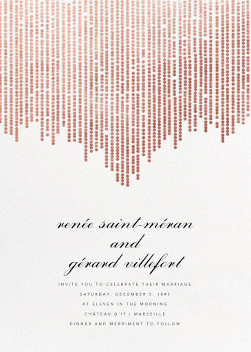 Josephine Baker - Wedding Invitation by Paperless Post