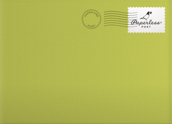 Postage Photo - Paperless Post Envelope
