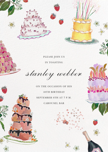 Baker's Banquet - Celebration Invitation by Happy Menocal