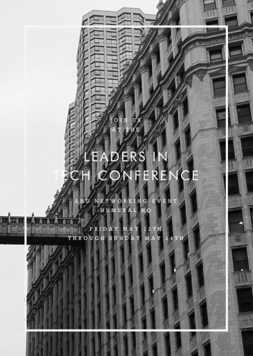 Portrait Outline - Conference Invitation by Paperless Post