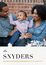 3/4 Portrait (Photo) by Paperless Post