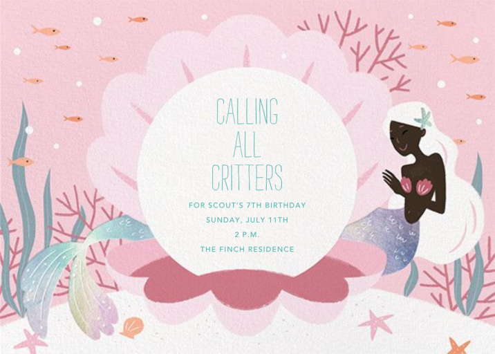 Mermaid Cove - Birthday Invitation by Paperless Post