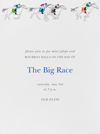Horse Races - Get-Together Invitation by Paperless Post