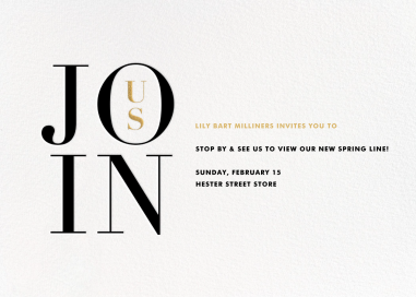 Almaviva - Launch Party Invitation by Paperless Post